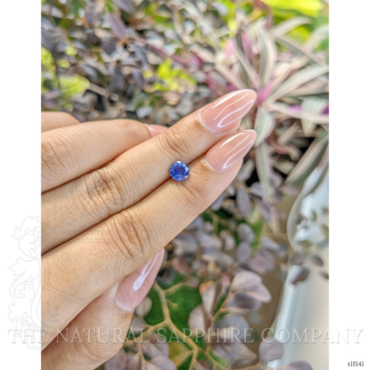 0.93 Ct. Blue Sapphire from Ceylon (Sri Lanka)