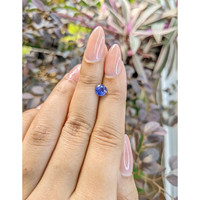 0.93 Ct. Blue Sapphire from Ceylon (Sri Lanka) Life Style