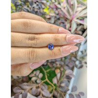 1.19 Ct. Blue Sapphire from Ceylon (Sri Lanka) Life Style