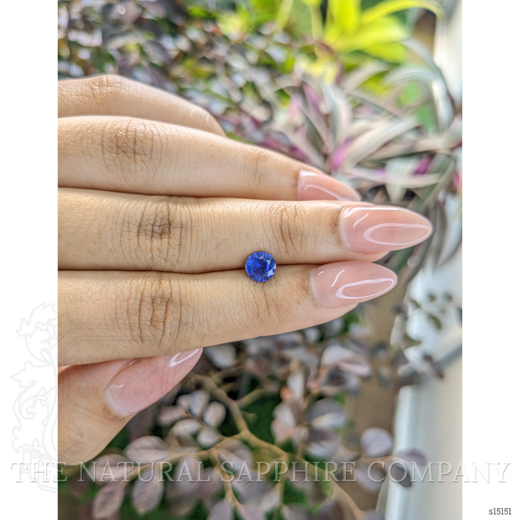 0.95 Ct. Blue Sapphire from Ceylon (Sri Lanka)
