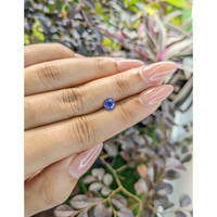0.84 Ct. Blue Sapphire from Ceylon (Sri Lanka) Life Style