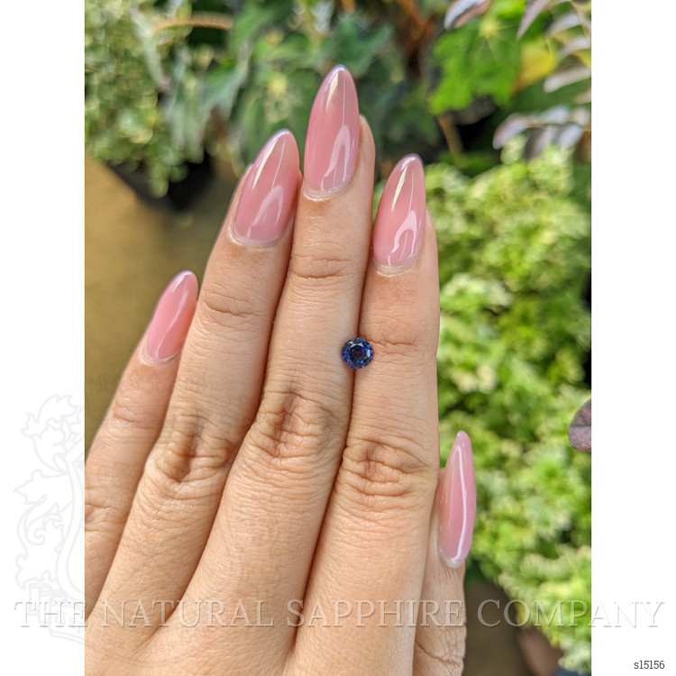 0.57 Ct. Blue Sapphire from Ceylon (Sri Lanka)