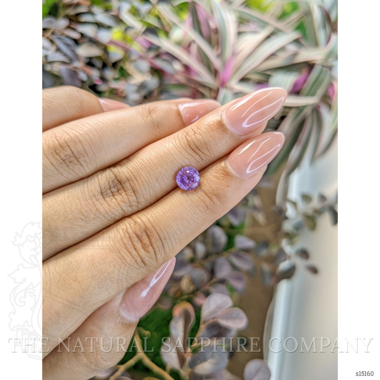 1.51 Ct. Purple Sapphire from Ceylon (Sri Lanka)