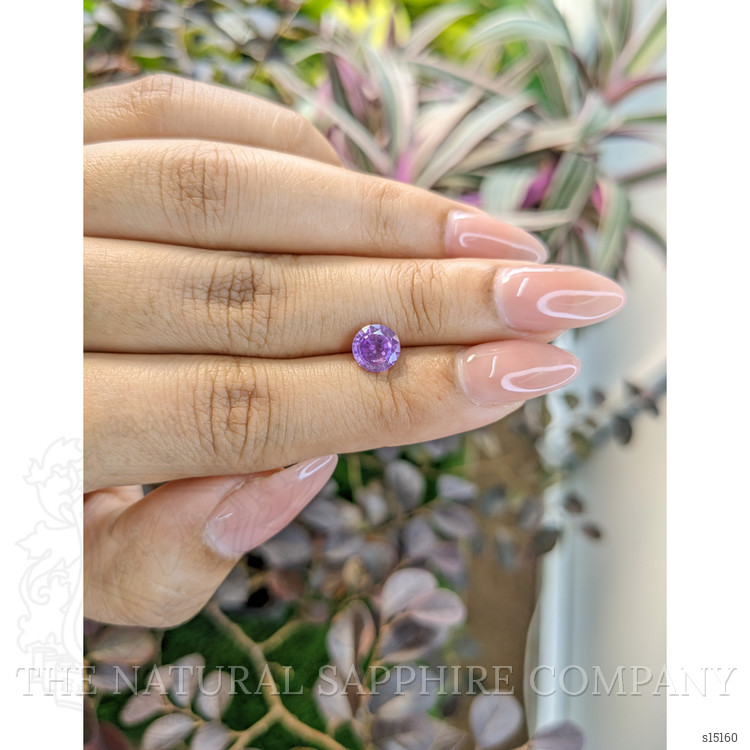 1.51 Ct. Purple Sapphire from Ceylon (Sri Lanka)