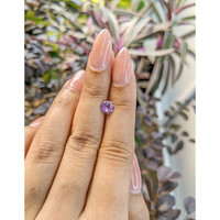 0.87 Ct. Pinkish Purple Sapphire from Ceylon (Sri Lanka) Life Style