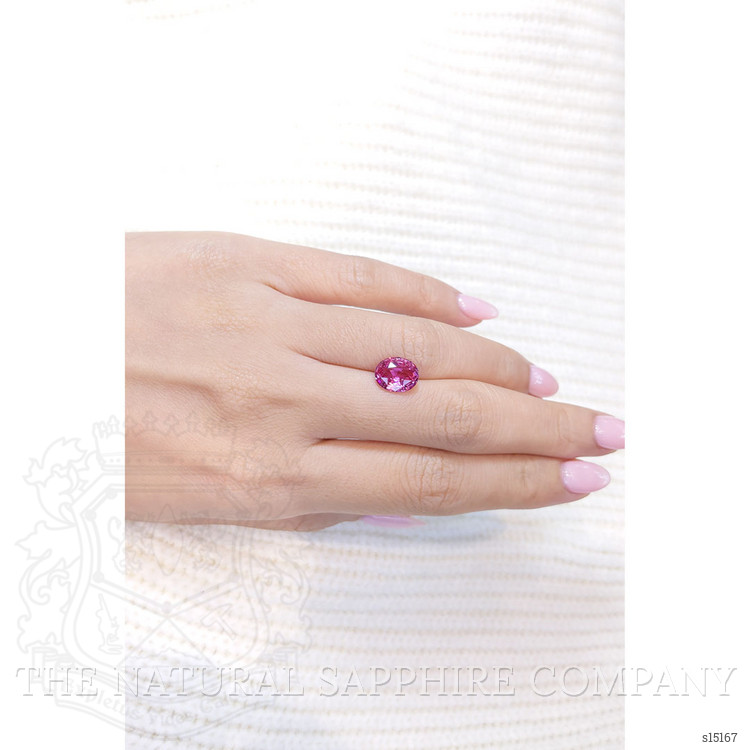 3.02 Ct. Pink Sapphire from Ceylon (Sri Lanka)