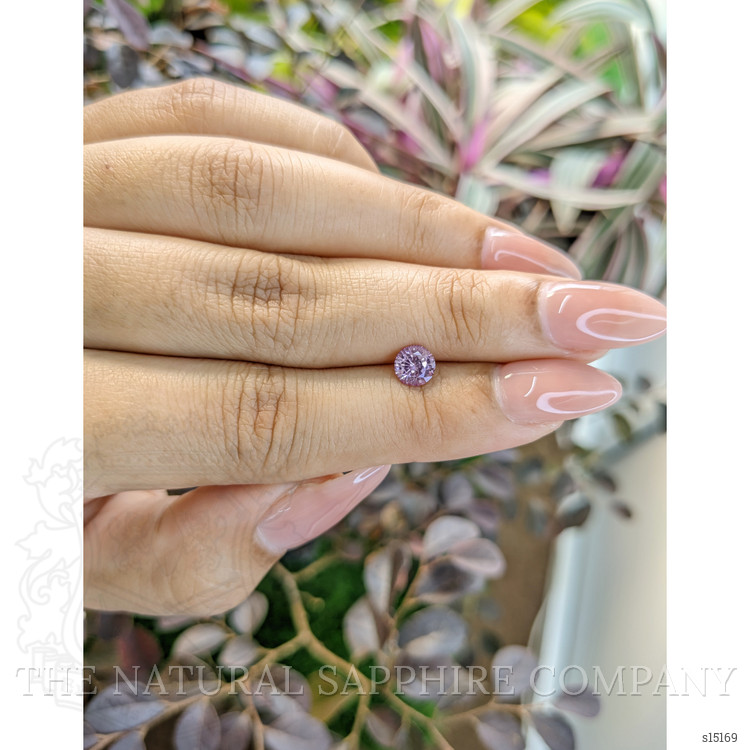 0.82 Ct. Purplish Pink Sapphire from Ceylon (Sri Lanka)