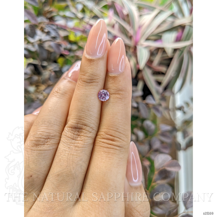0.82 Ct. Purplish Pink Sapphire from Ceylon (Sri Lanka)