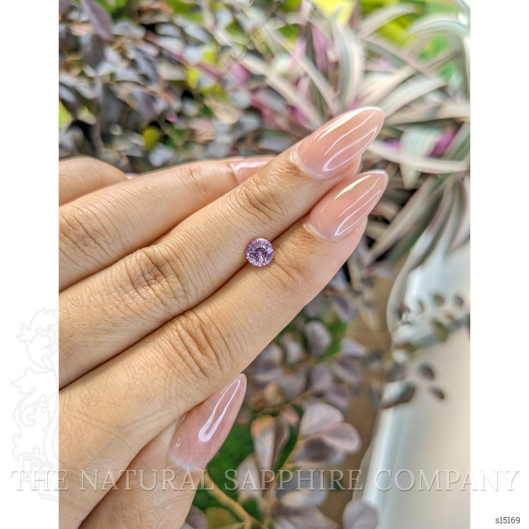 0.82 Ct. Purplish Pink Sapphire from Ceylon (Sri Lanka)