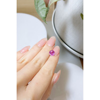 2.33 Ct. Purplish Pink Sapphire from Ceylon (Sri Lanka) Life Style
