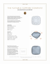 3.03 Ct. Padparadscha Sapphire from Madagascar 3 D Scan Report