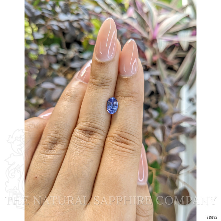 1.29 Ct. Blue Sapphire from Ceylon (Sri Lanka)