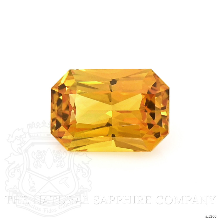 1.75 Ct. Yellowish Orange Sapphire from Ceylon (Sri Lanka)