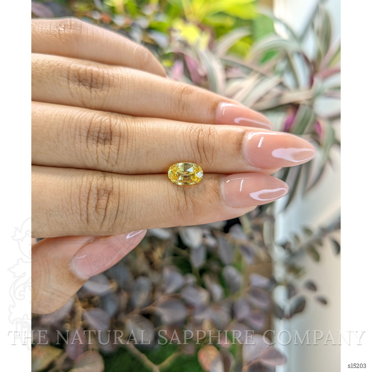 2.01 Ct. Yellow Sapphire from Ceylon (Sri Lanka)