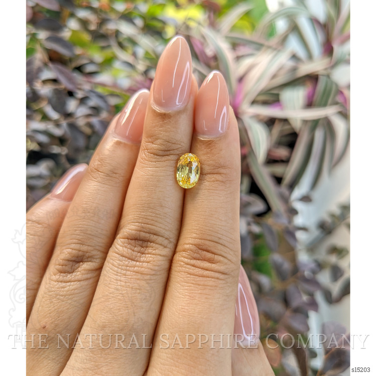 2.01 Ct. Yellow Sapphire from Ceylon (Sri Lanka)