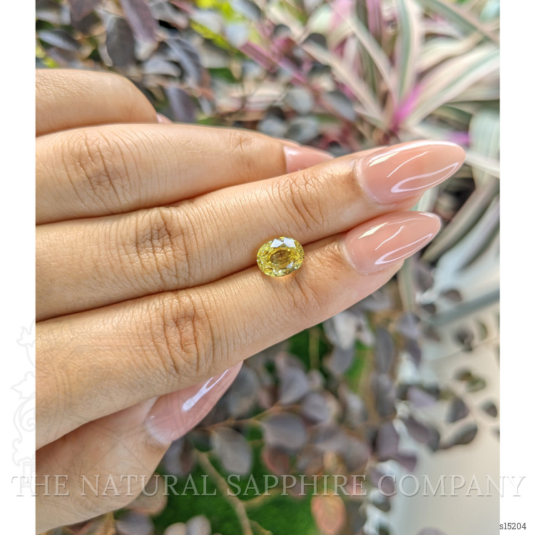 2.67 Ct. Yellow Sapphire from Ceylon (Sri Lanka)