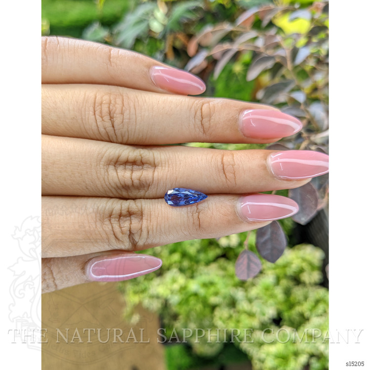 2.08 Ct. Blue Sapphire from Ceylon (Sri Lanka)