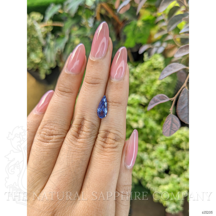 2.08 Ct. Blue Sapphire from Ceylon (Sri Lanka)