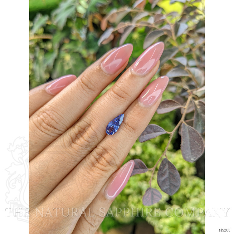 2.08 Ct. Blue Sapphire from Ceylon (Sri Lanka)
