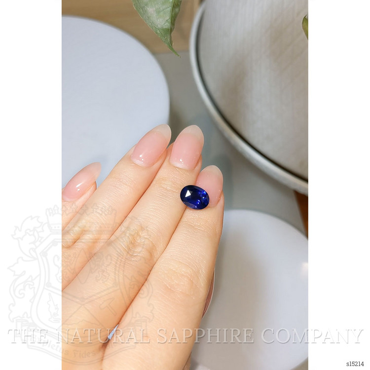 3.21 Ct. Blue Sapphire from Ceylon (Sri Lanka)