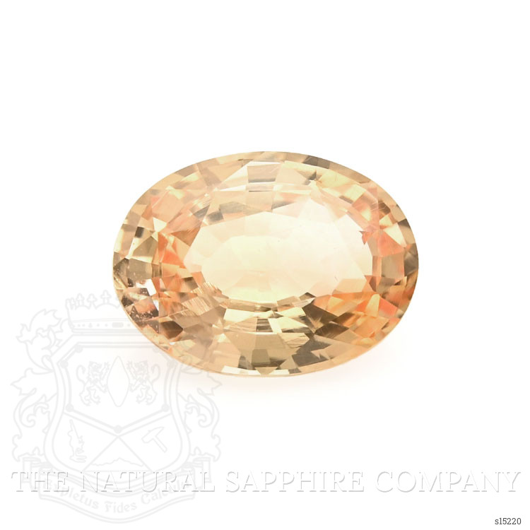 1.10 Ct. Peach Sapphire from Ceylon (Sri Lanka)