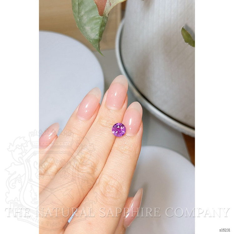 2.13 Ct. Purple Sapphire from Ceylon (Sri Lanka)