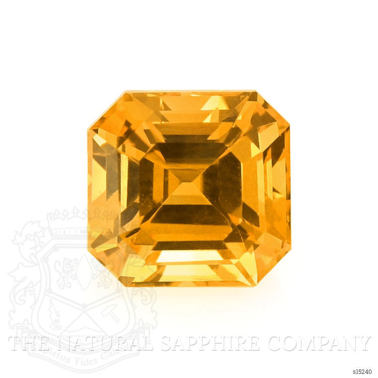 1.07 Ct. Yellowish Orange Sapphire from Ceylon (Sri Lanka)