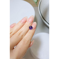 2.55 Ct. Purple Sapphire from Ceylon (Sri Lanka) Life Style