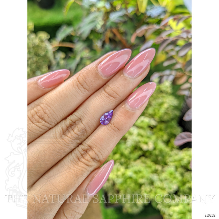 1.05 Ct. Purple Sapphire from Ceylon (Sri Lanka)