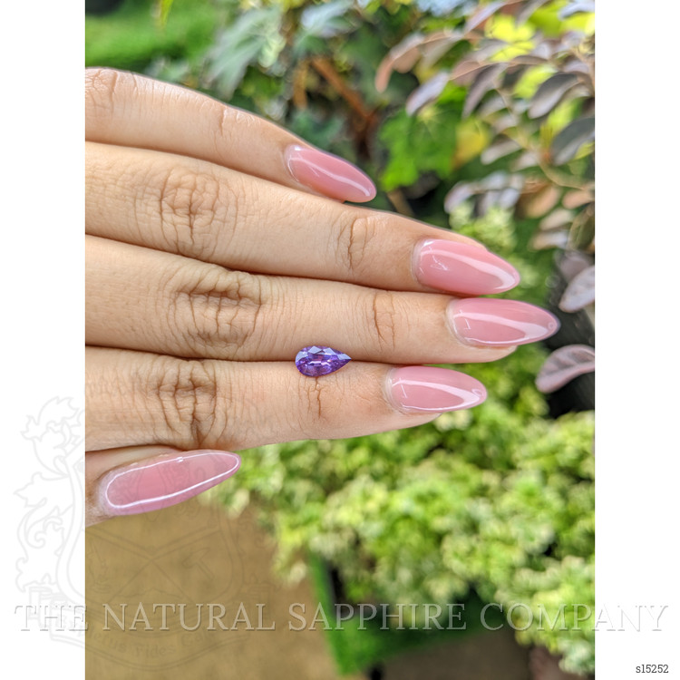 1.05 Ct. Purple Sapphire from Ceylon (Sri Lanka)