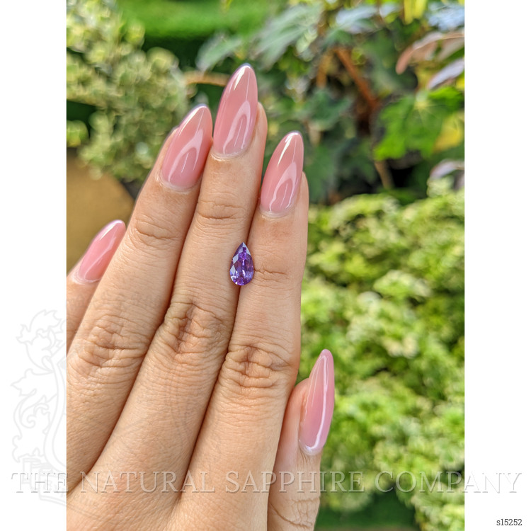 1.05 Ct. Purple Sapphire from Ceylon (Sri Lanka)