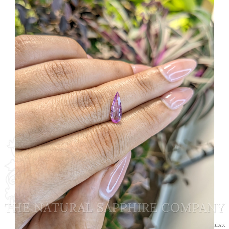 1.14 Ct. Purplish Pink Sapphire from Ceylon (Sri Lanka)