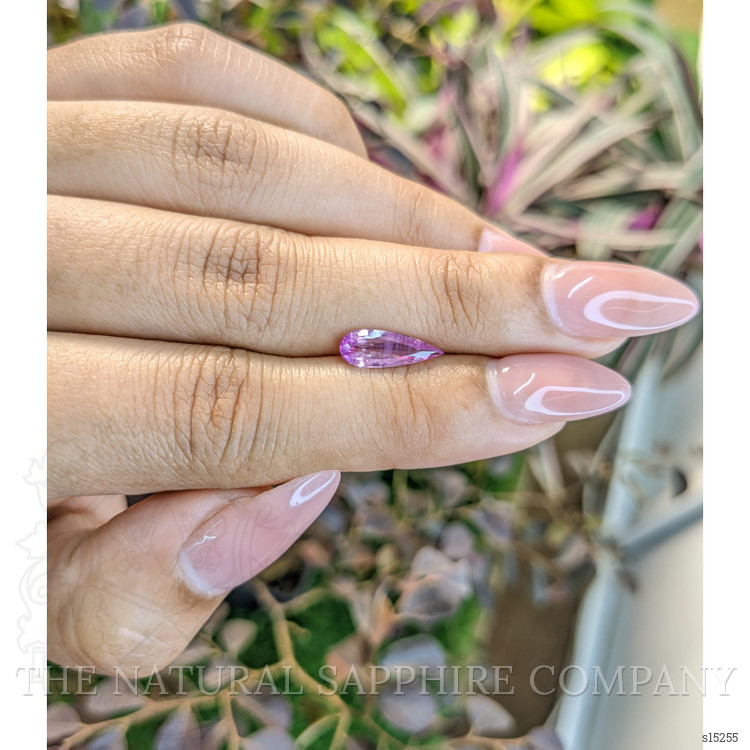 1.14 Ct. Purplish Pink Sapphire from Ceylon (Sri Lanka)