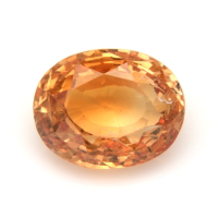 3.58 Ct. Orange Sapphire from Ceylon (Sri Lanka) Video