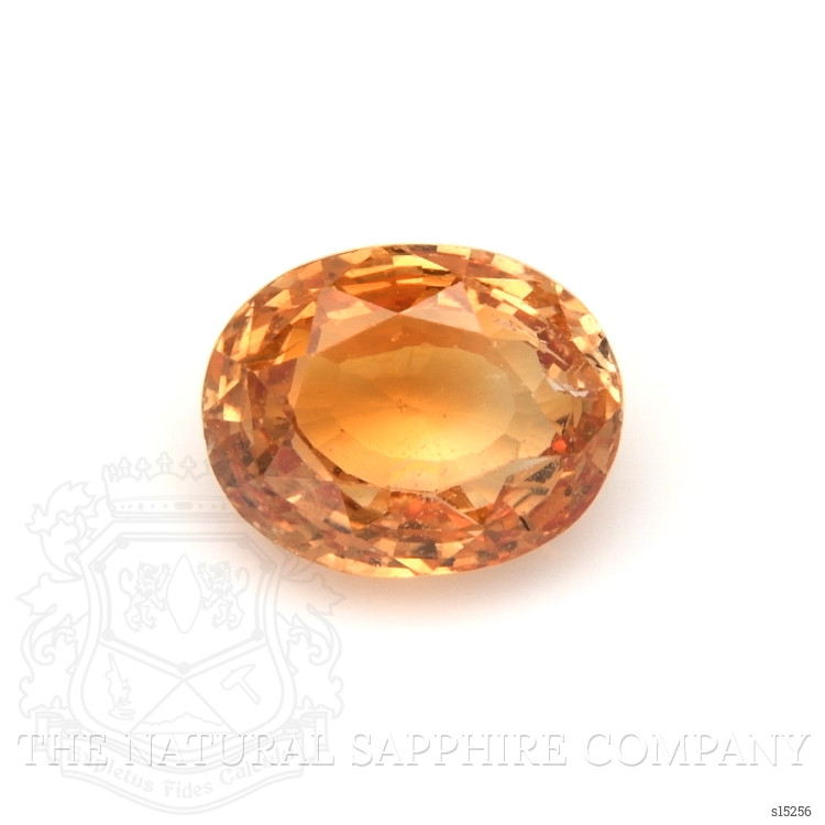 3.58 Ct. Orange Sapphire from Ceylon (Sri Lanka)