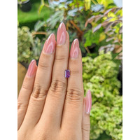 0.81 Ct. Purple Sapphire from Ceylon (Sri Lanka) Life Style