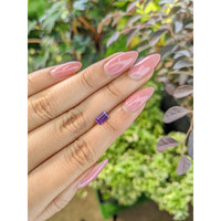 0.81 Ct. Purple Sapphire from Ceylon (Sri Lanka) Life Style