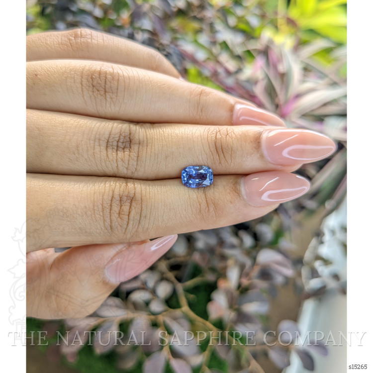 1.26 Ct. Blue Sapphire from Ceylon (Sri Lanka)