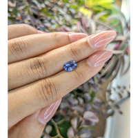 1.26 Ct. Blue Sapphire from Ceylon (Sri Lanka) Life Style