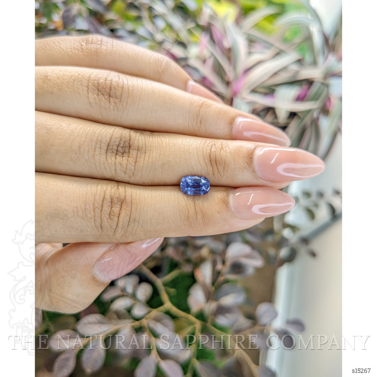 1.64 Ct. Blue Sapphire from Ceylon (Sri Lanka)