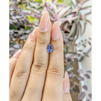 1.64 Ct. Blue Sapphire from Ceylon (Sri Lanka) Life Style