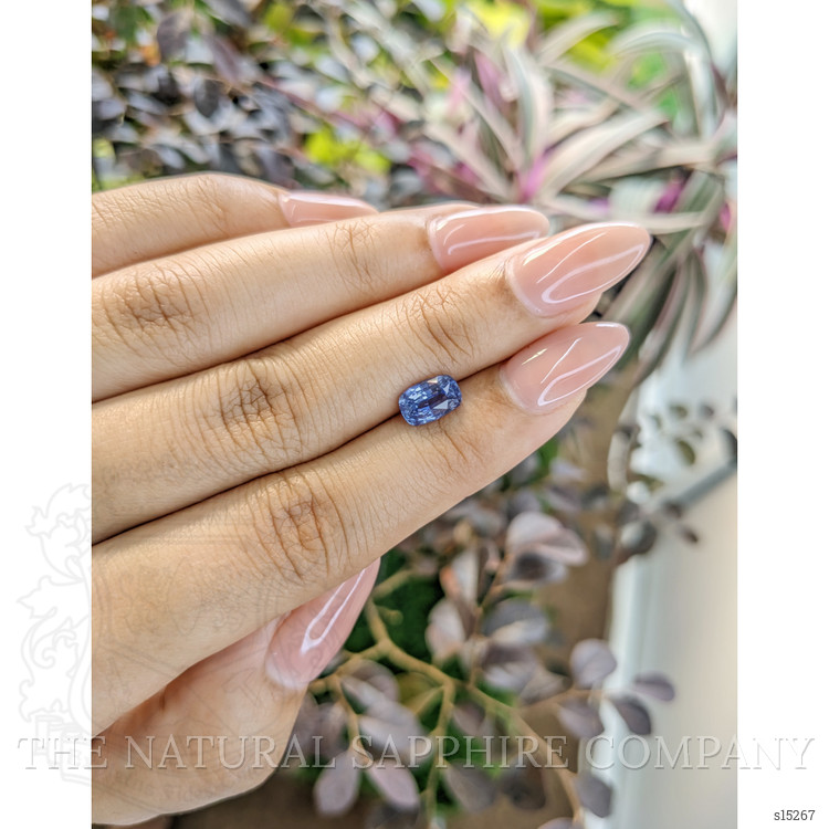 1.64 Ct. Blue Sapphire from Ceylon (Sri Lanka)
