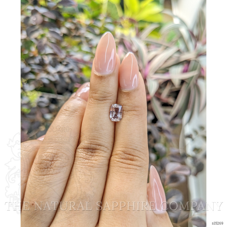 1.38 Ct. Peach Sapphire from Ceylon (Sri Lanka)