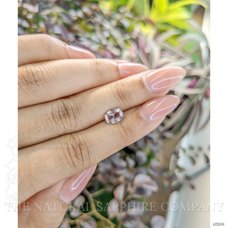 1.38 Ct. Peach Sapphire from Ceylon (Sri Lanka)