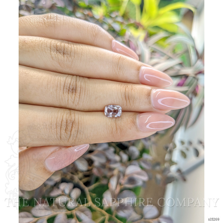 1.38 Ct. Peach Sapphire from Ceylon (Sri Lanka)