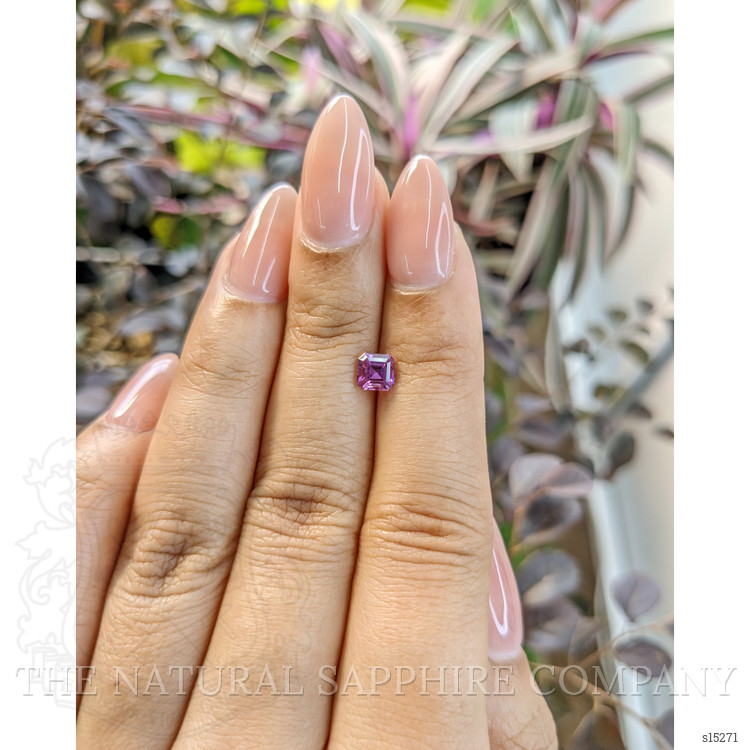 0.81 Ct. Purple Sapphire from Ceylon (Sri Lanka)