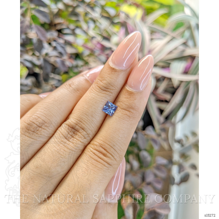 0.79 Ct. Blue Sapphire from Ceylon (Sri Lanka)