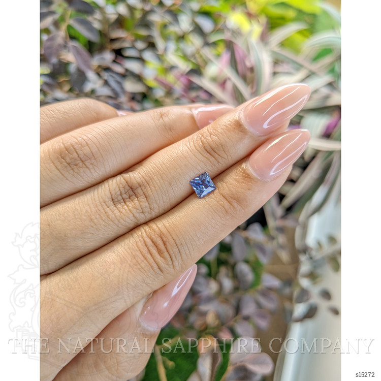 0.79 Ct. Blue Sapphire from Ceylon (Sri Lanka)