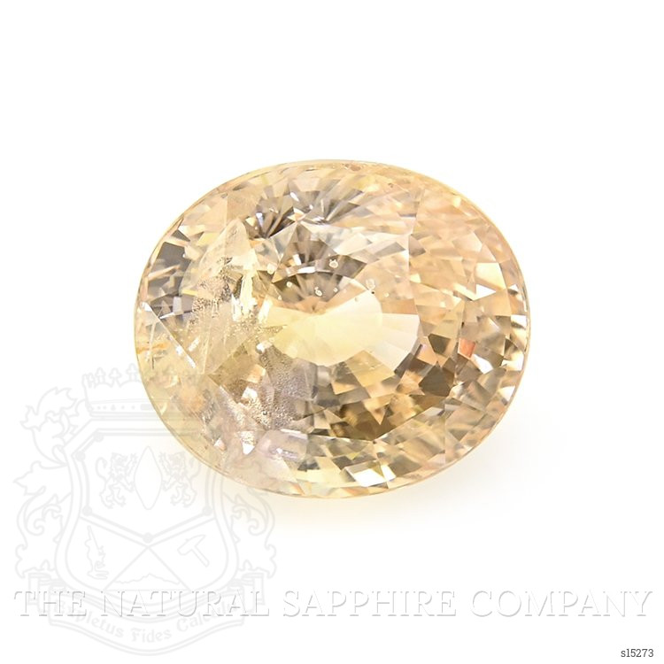 14.93 Ct. Peach Sapphire from Ceylon (Sri Lanka)