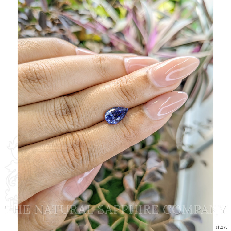 2.09 Ct. Blue Sapphire from Ceylon (Sri Lanka)